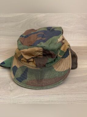 Army Military Official Issue Multicam Combat Camouflage Cap Hat 7 3/8 Ear Flaps